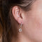 Boucles d'oreilles Paire de dormeuses diamants 58 Facettes