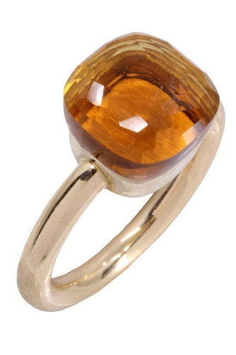 Bague 53 BAGUE POMELLATO NUDE CLASSIC CITRINE 58 Facettes 080561