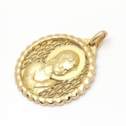 Pendentif Pendentif Médaille Or jaune 58 Facettes D359886JC