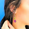 Boucles d'oreilles Boucles d'Oreilles Améthyste et Péridot 58 Facettes 20400000596