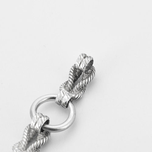 Bracelet HERMES - Bracelet "Audierne" Argent 58 Facettes