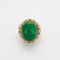 Bague 57 Bague Boule Emeraude 58 Facettes 324.109