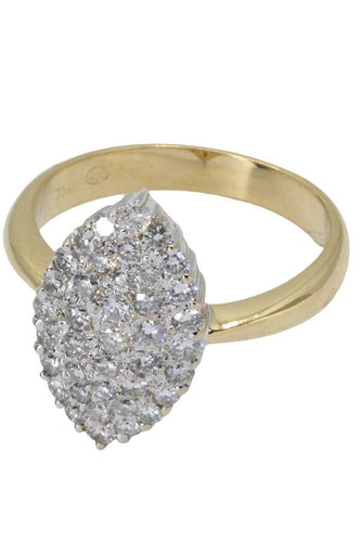 Bague BAGUE MARQUISE DIAMANTS 58 Facettes 054061