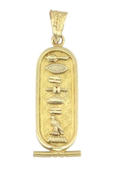 Pendentif Pendentif cartouche égyptien, en or jaune 58 Facettes 063711