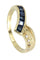 Bague 47.5 BAGUE MODERNE SAPHIRS ET DIAMANTS 58 Facettes 048091
