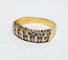 Bague 59 Bague diamants double rang 58 Facettes 1-637/2