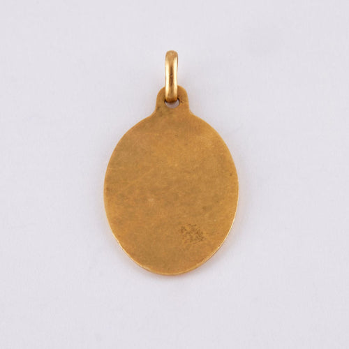 Pendentif Médaille Vierge de profil 58 Facettes JB1