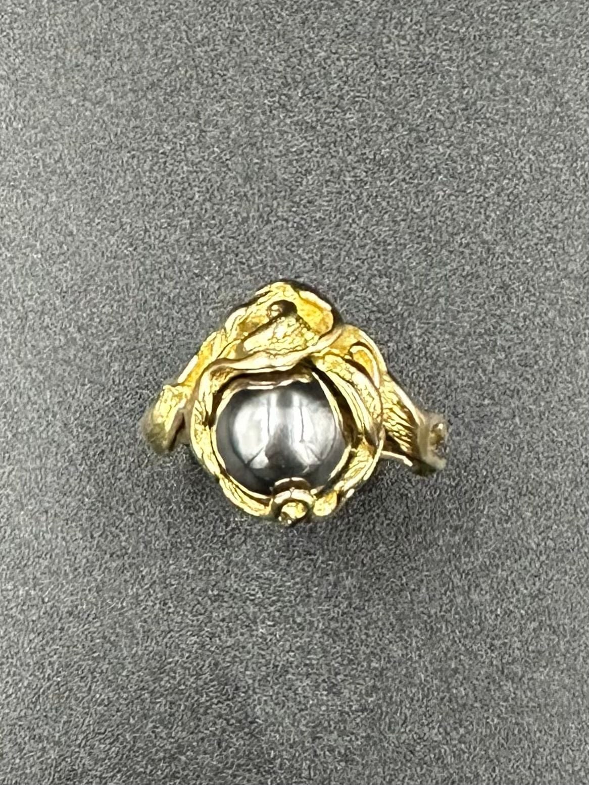 GILBERT ALBERT - Gold Multi-ball Ring - 8776093696329 - 58 Facettes