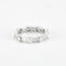 Bague Bague en Or Blanc 18 carats sertie de diamants naturels 58 Facettes