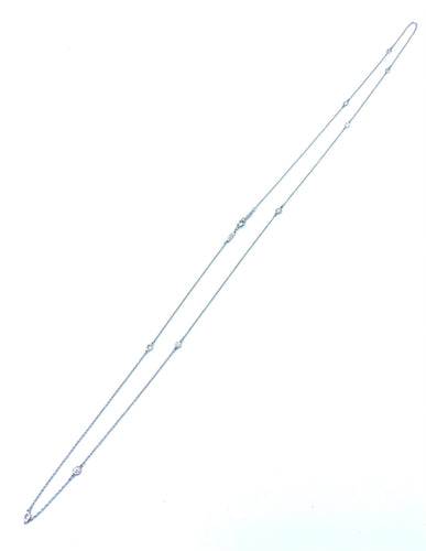 Collier Tiffany’s & Co. Sautoir platine et diamants 58 Facettes