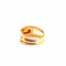 Bague Bague en or jaune 18 carats , topaze ovale et nacre blanche 58 Facettes