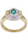 Bague 56 BAGUE ÉMERAUDE DIAMANTS 58 Facettes 075771