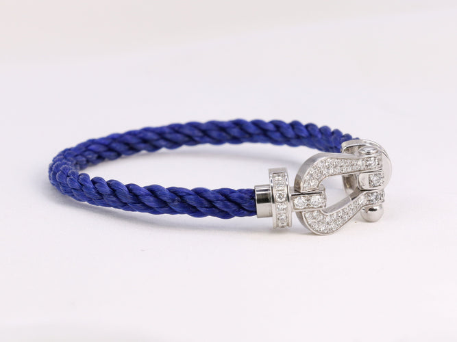 Bracelet FRED - Bracelet Force 10 en or blanc, diamants 58 Facettes 639