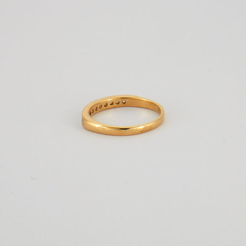 Bague 48 Demie alliance Diamants 0.33ct 58 Facettes EL2-28