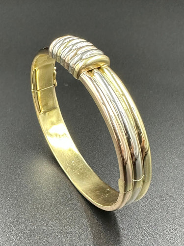 Bracelet CARTIER. Rare Bracelet Trinity Vintage 3 ors 58 Facettes