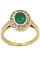 Bague 54 MARQUISE MODERNE ÉMERAUDE ET DIAMANTS 58 Facettes 054761