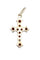 Pendentif CROIX ANCIENNE GRENATS 58 Facettes 069971