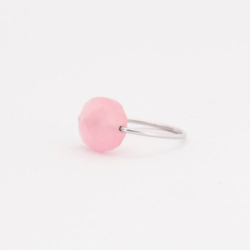 Bague 49 Bague Morganne Bello Cornaline rose 58 Facettes