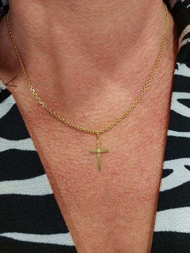 Pendentif PENDENTIF CROIX DIAMANT 58 Facettes 071551