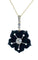 Pendentif Pendentif vers 1900 or, onyx et diamants 58 Facettes