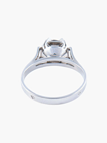 Bague 52 BAGUE SOLITAIRE DIAMANT STYLE ART DECO 58 Facettes