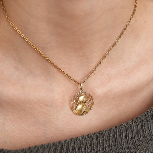 Collier Pendentif sur chaîne Vierge 58 Facettes LOWO06