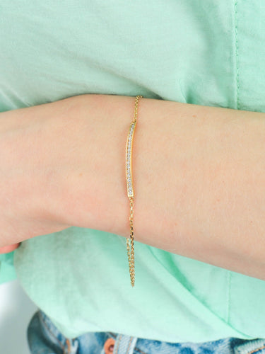 Bracelet BRACELET "ALLURE" OR JAUNE 58 Facettes BR1666