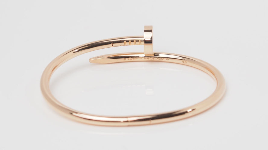 Bracelet 17cm CARTIER - Bracelet Juste un clou Or rose 58 Facettes 32499