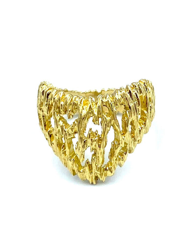 Bague OMÉGA/GILBERT ALBERT. Bague or jaune 18K 58 Facettes