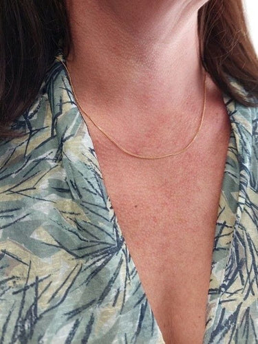 Collier CHAINE MAILLE GOURMETTE 58 Facettes 055111