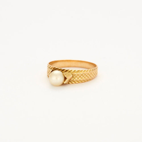 Bague 58 Bague jonc Perle 58 Facettes