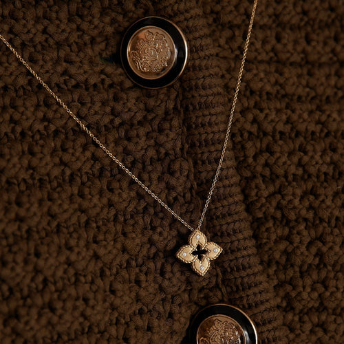 Collier Roberto COIN - collier Croix Vénitienne Or Diamants 58 Facettes