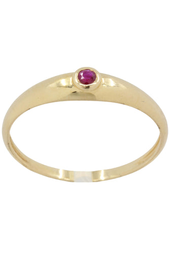 Bague BAGUE JONC RUBIS 58 Facettes 041081
