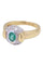 Bague 56 BAGUE ÉMERAUDE DIAMANTS 58 Facettes 075771