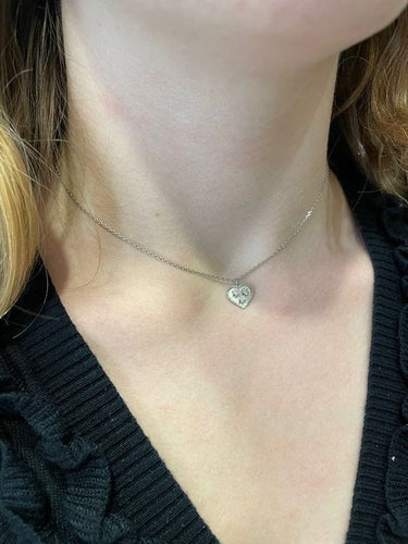 Collier COLLIER ANCIEN CŒUR DIAMANTS 58 Facettes 050721