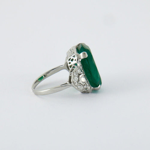 Bague 54 Bague Emeraude Diamants 58 Facettes ALGU23