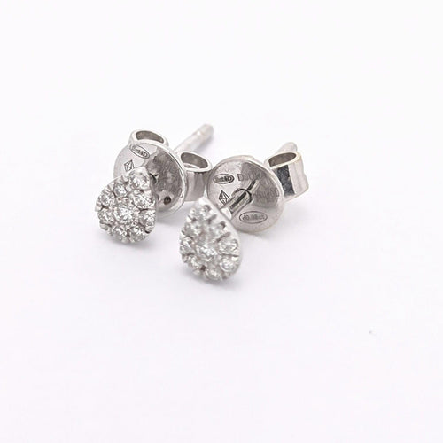 Boucles d'oreilles Boucles d'oreilles Djula Or blanc et diamants 58 Facettes 26348