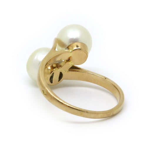 Bague Bague Toi & Moi Perles 58 Facettes