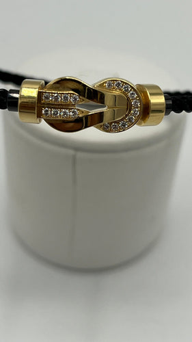 Bracelet FRED - Bracelet Chance Infinie or et diamants 58 Facettes 096329024472