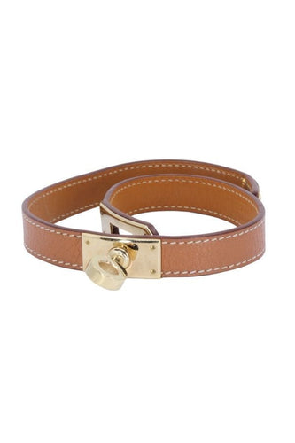 Bracelet Hermès - Bracelet "KELLY" double tour 58 Facettes 062941