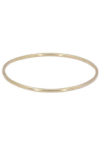 Bracelet Bracelet jonc rigide or jaune 58 Facettes 065831