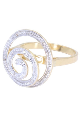 Bague 54 BAGUE TOURBILLON DIAMANTS 58 Facettes 071261