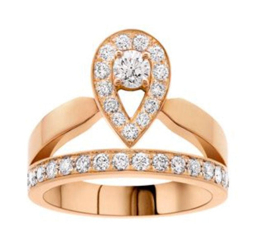 Bague 53 CHAUMET - BAGUE JOSÉPHINE TIARA OR DIAMANTS 58 Facettes 081726-053