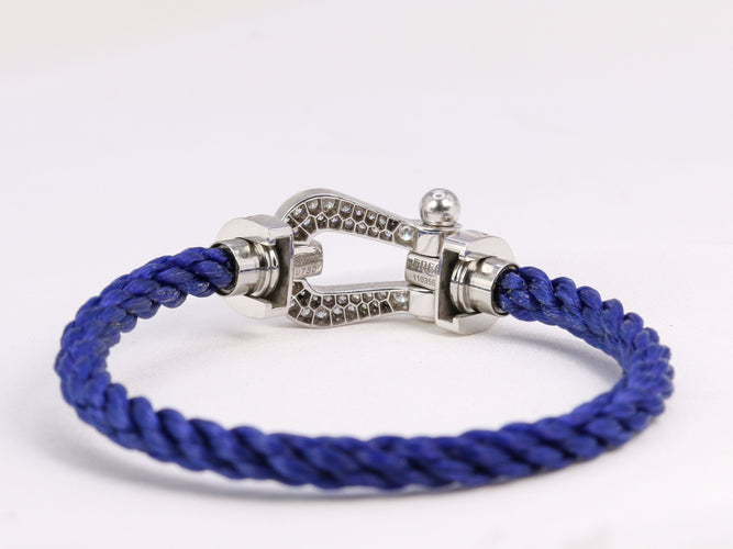 Bracelet FRED - Bracelet Force 10 en or blanc, diamants 58 Facettes 639