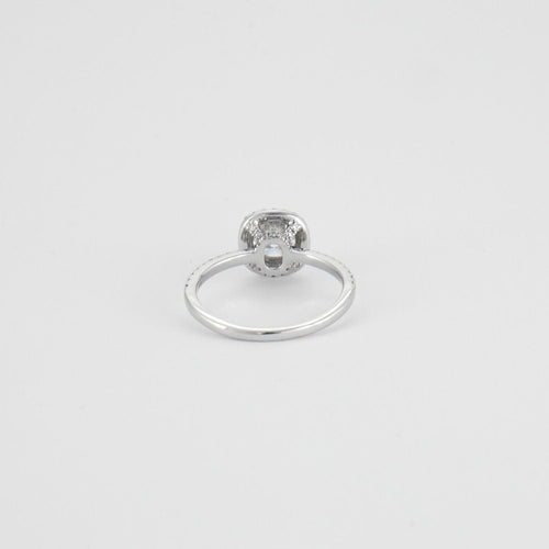 Bague 51 Bague or blanc diamants 0.82ct 58 Facettes