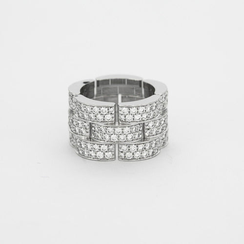 Bague 52 CARTIER – Bague Panthère Diamants 58 Facettes
