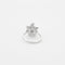 Bague 54.5 Bague Ancienne Or blanc Diamants 58 Facettes