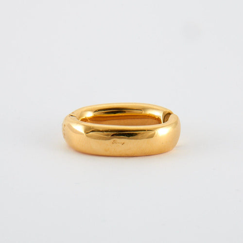 Boucles d'oreilles POIRAY - Créoles Emeraudes Diamants 58 Facettes