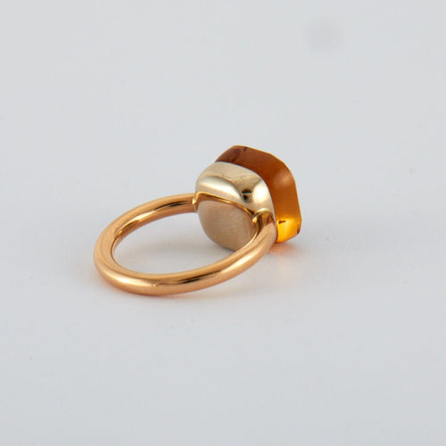 Bague 53 POMELLATO - Bague Nudo Maxi Citrine 58 Facettes