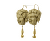 Boucles d'oreilles Boucles d'oreilles Bacchus Or camées de lave 58 Facettes 7396
